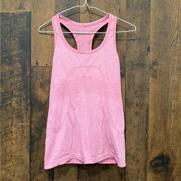 lululemon athletica Tops - Lululemon swiftly tech Pink Racerback Tank Top size 6